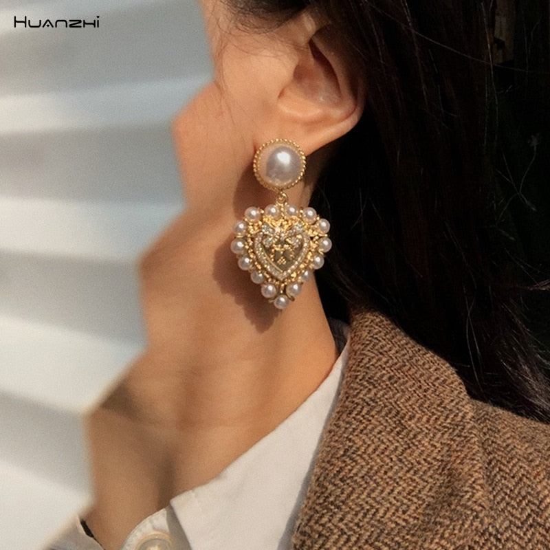 Le Cœur de la Marquise – Boucles d’Oreilles Baroques