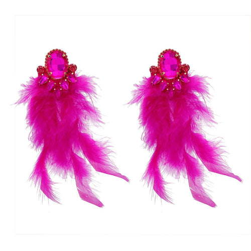 Boucles d’Oreilles Plumes Rituel de Bourbon Street