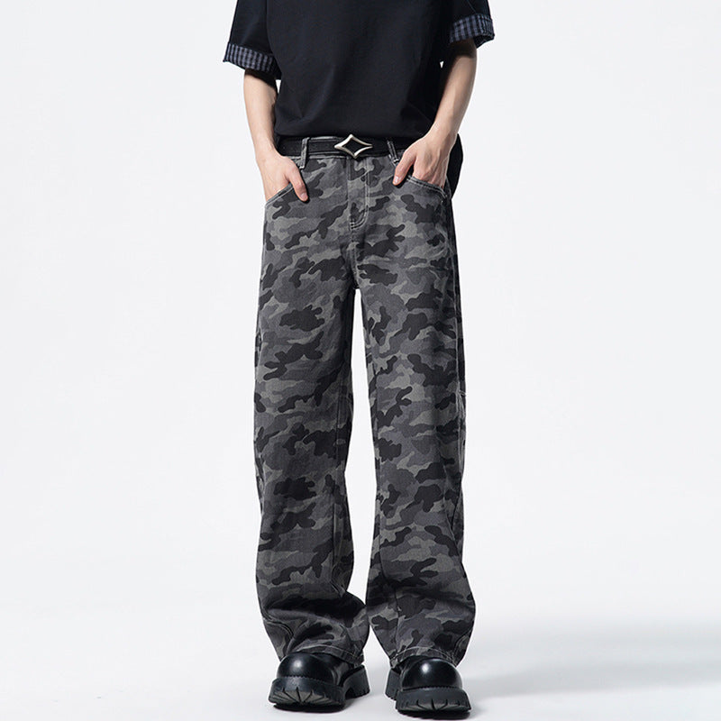 Pantalon Camouflage Loose Homme – Shadow Camo