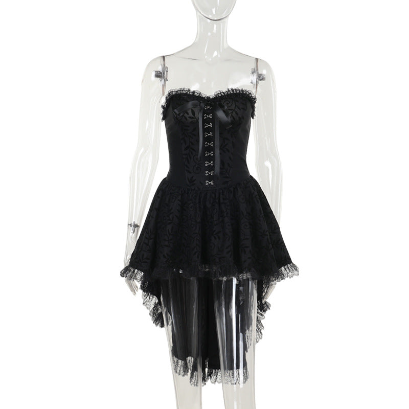 Robe Corsaire des Abysses – Corset & Dentelle Noire
