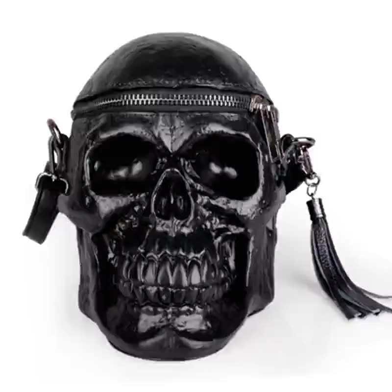 Sac Crâne 3D – Messager des Ombres