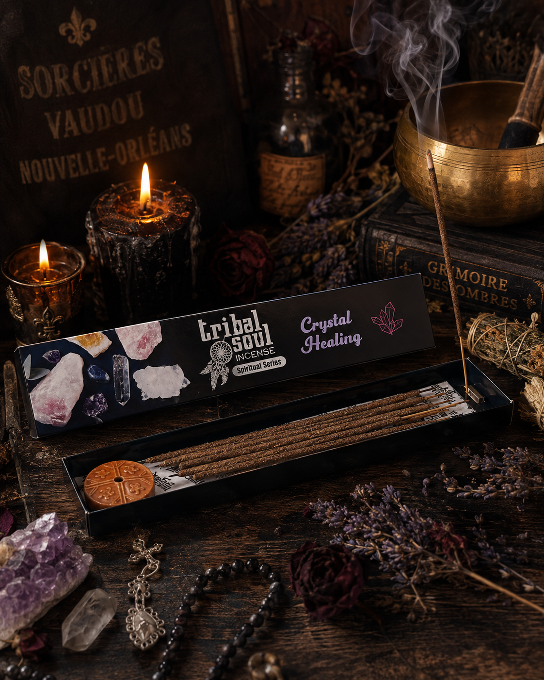 Fumée des Esprits – Encens Moon Ritual & Porte-Encens