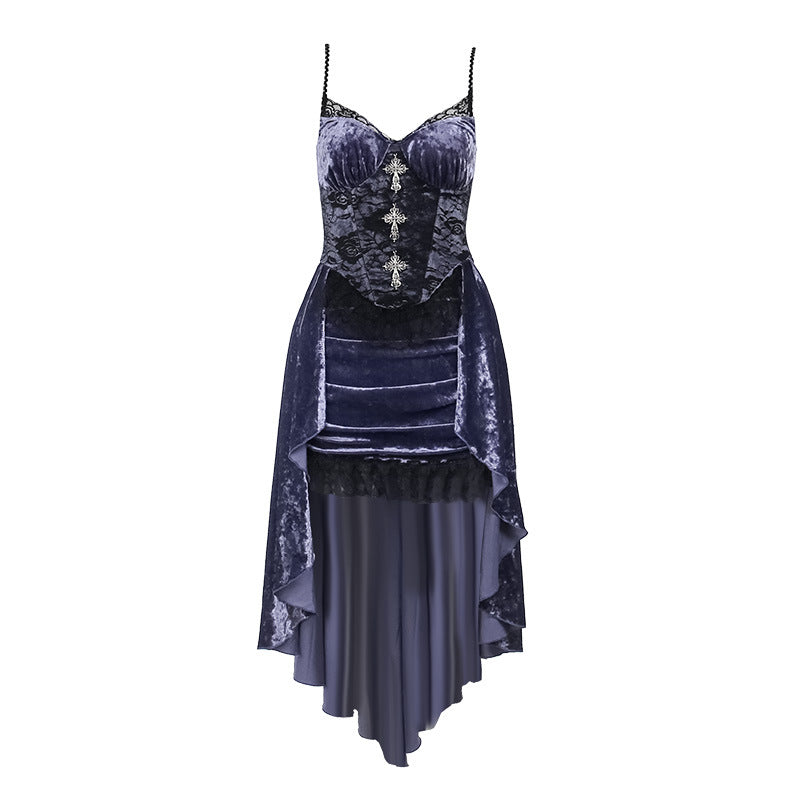 Robe Cabaret Violet Nocturne – Cirque des Ombres