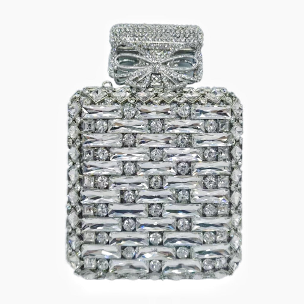 Minaudière Flacon de Minuit – Sac bijou en cristaux
