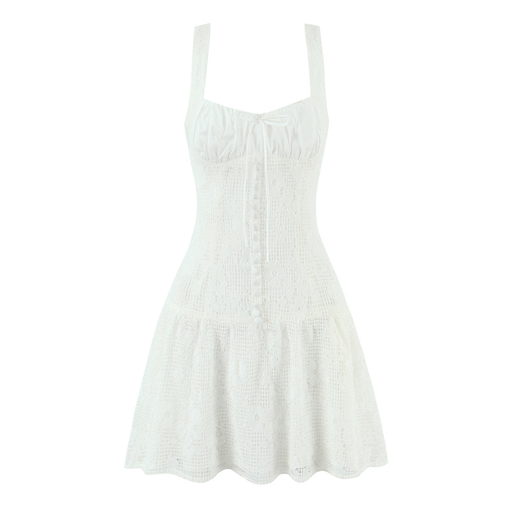 Robe Blanche Broderie Anglaise Bohème – Gypsy Witch