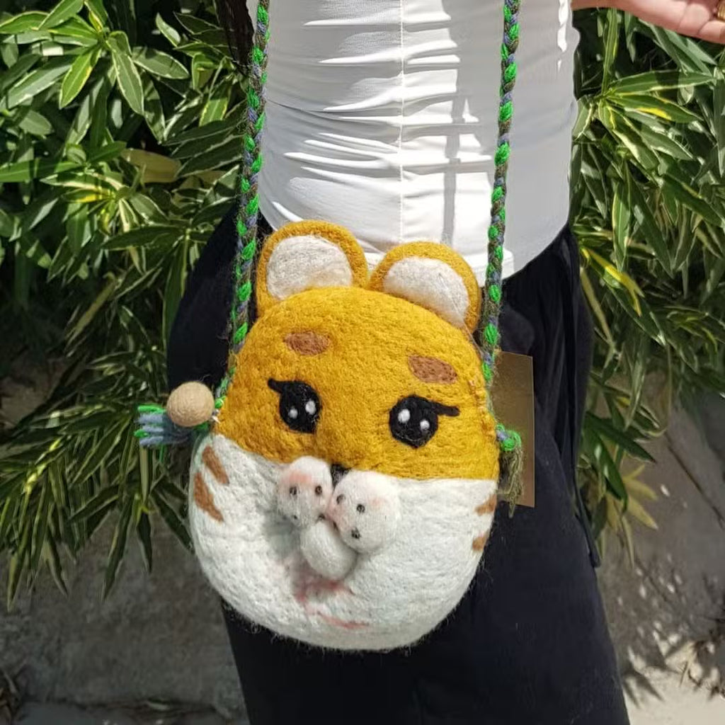 Sac bandoulière Tigre – Le Petit Fauve de l’Ombre