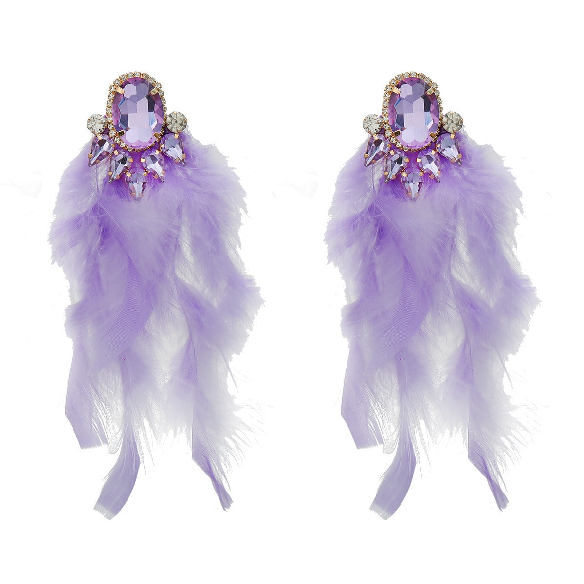 Boucles d’Oreilles Plumes Rituel de Bourbon Street