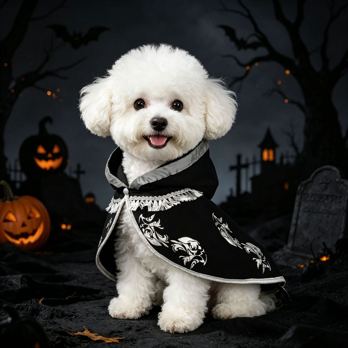 Cape Nocturne pour Chien – Familiers de l’Ombre