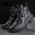 Bottines Homme Black Sentinel – Zip & Semelle Nocturne