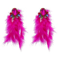 Boucles d’Oreilles Plumes Rituel de Bourbon Street