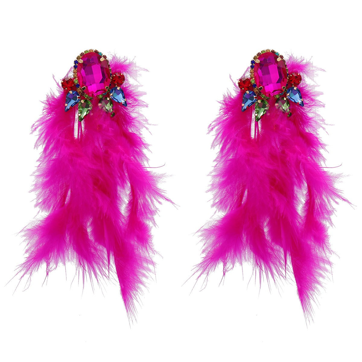 Boucles d’Oreilles Plumes Rituel de Bourbon Street
