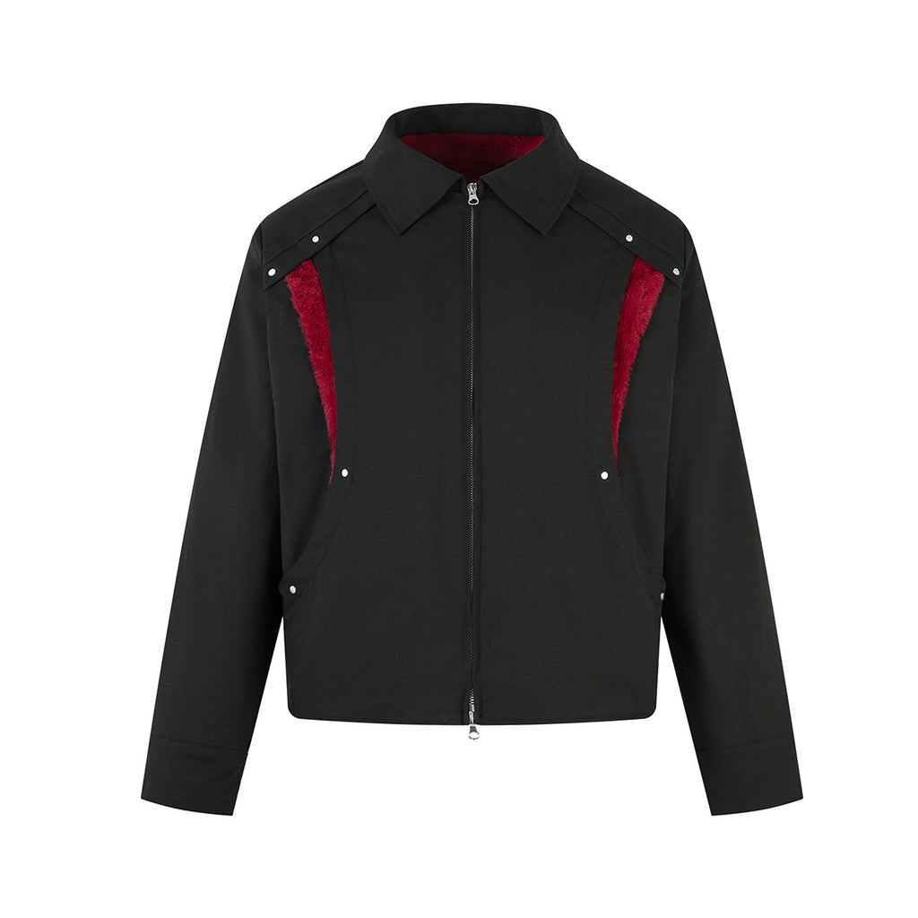 Veste Homme Sang Noir – Noir & Rouge