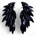 Ailes des Lampades – Boucles d’Oreilles Ange Noir