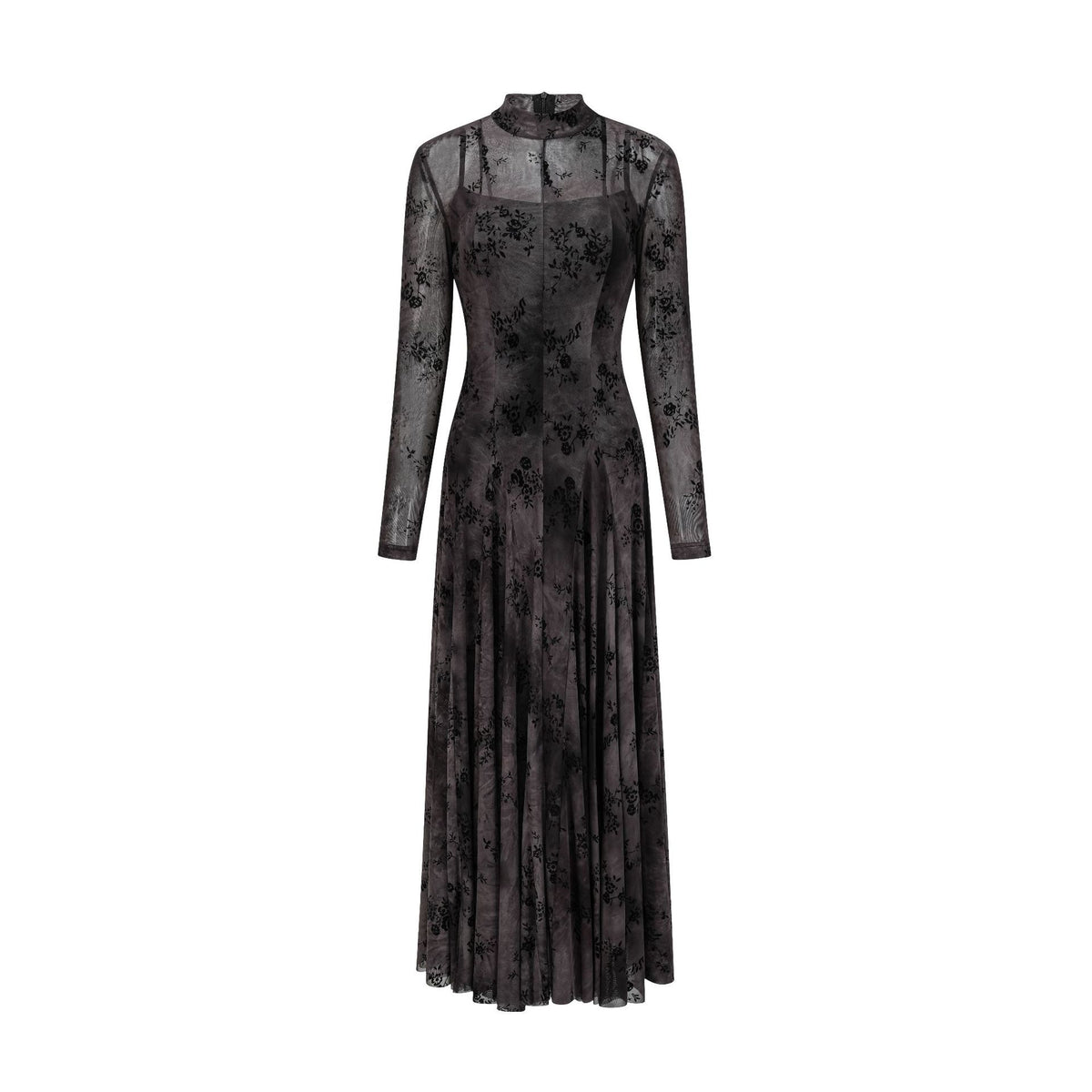 Robe Longue Florale — L’Herbière des Ombre