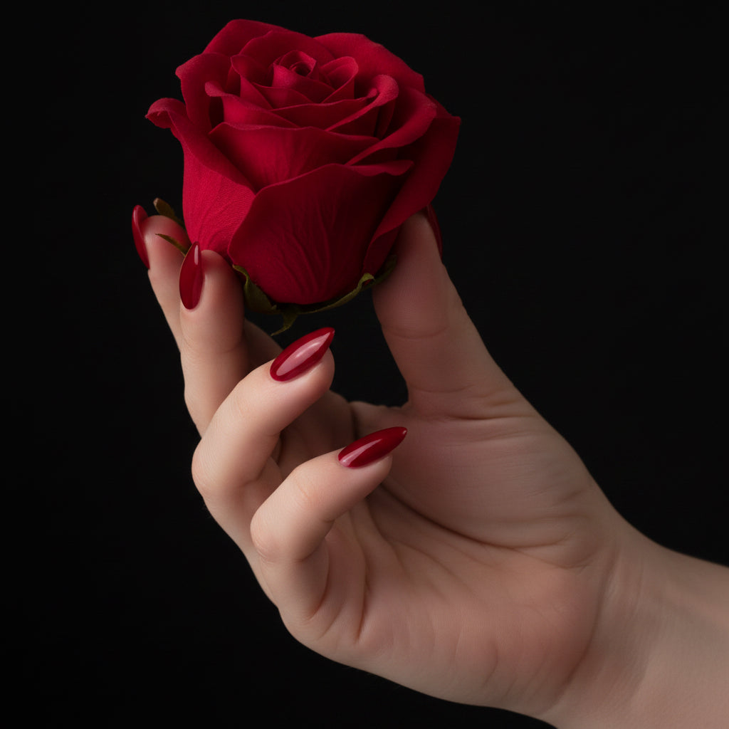 Roses de la Nuit Éternelle — Coffret de 9 Roses de Savon