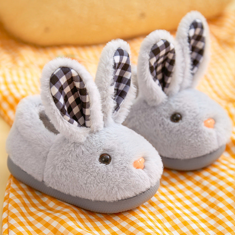 Chaussons Lapin Douillets Enfant – Douceur d’Hiver 🐰❄️