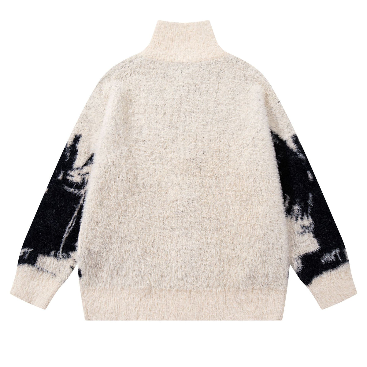 Sweat oversize demi-zip Dark Angel – Ange gothique