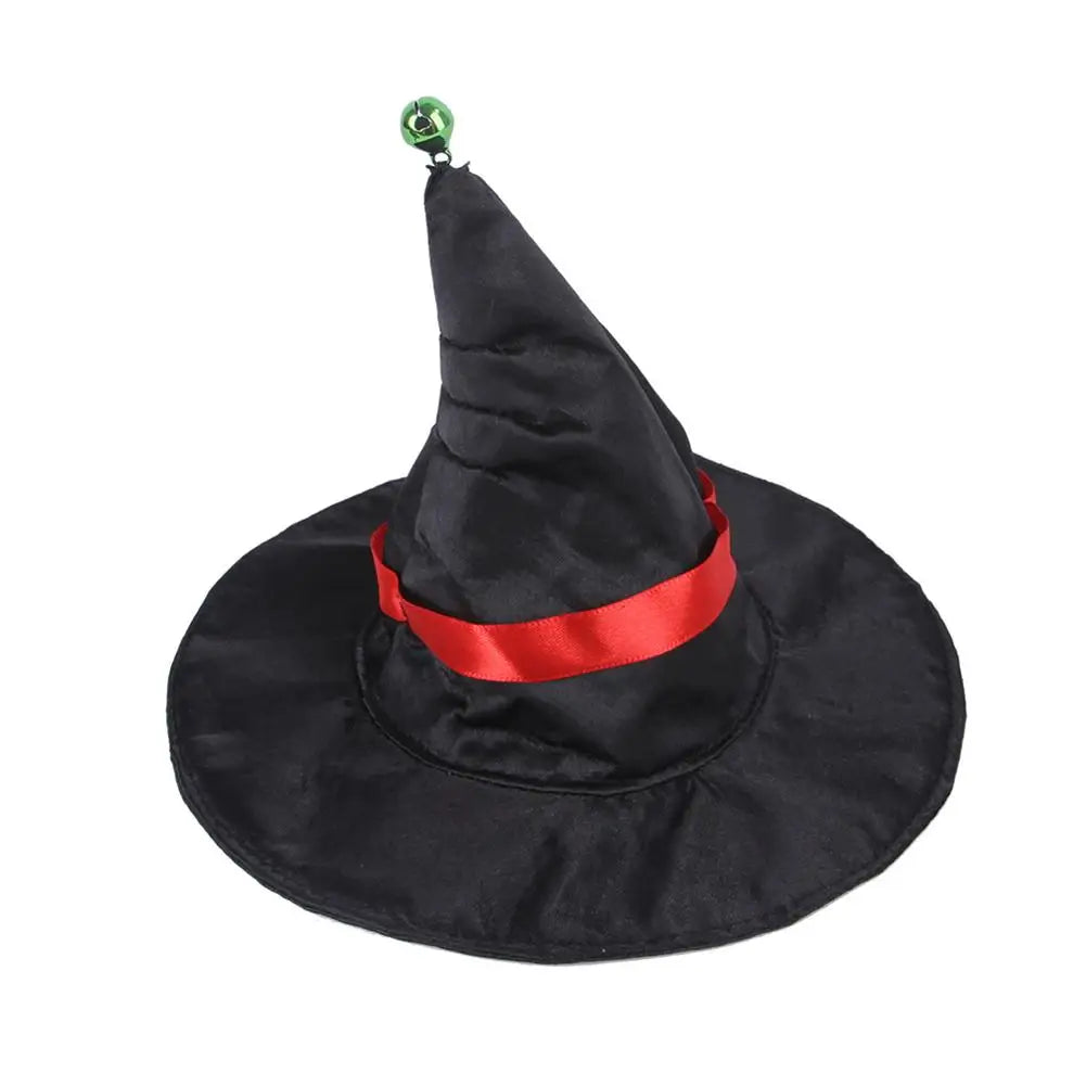 🐾 Le Petit Familier des Ombres — Cape & Chapeau de Sorcier