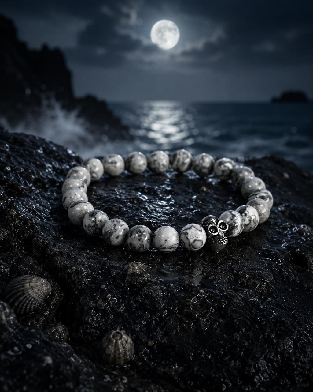 Umarmung des Abgrunds – Armband Talisman aus Achat