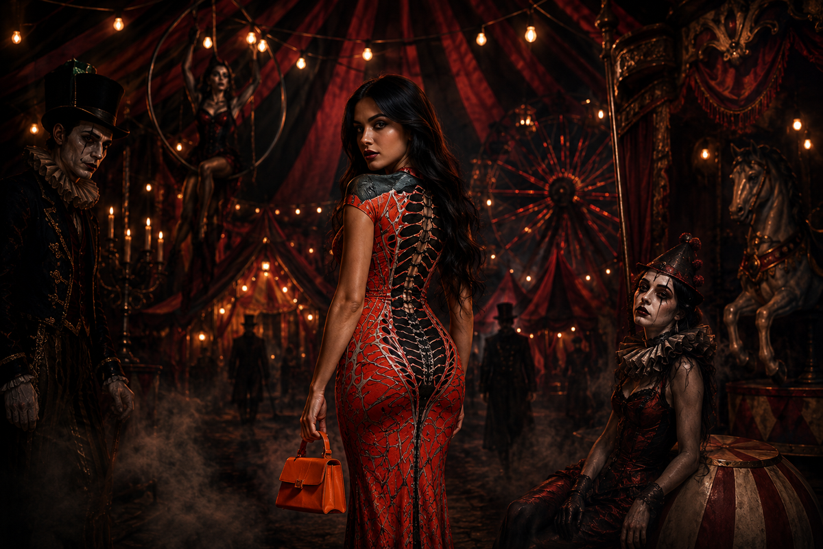 La Dame des Os — Robe du Cirque des Ombres