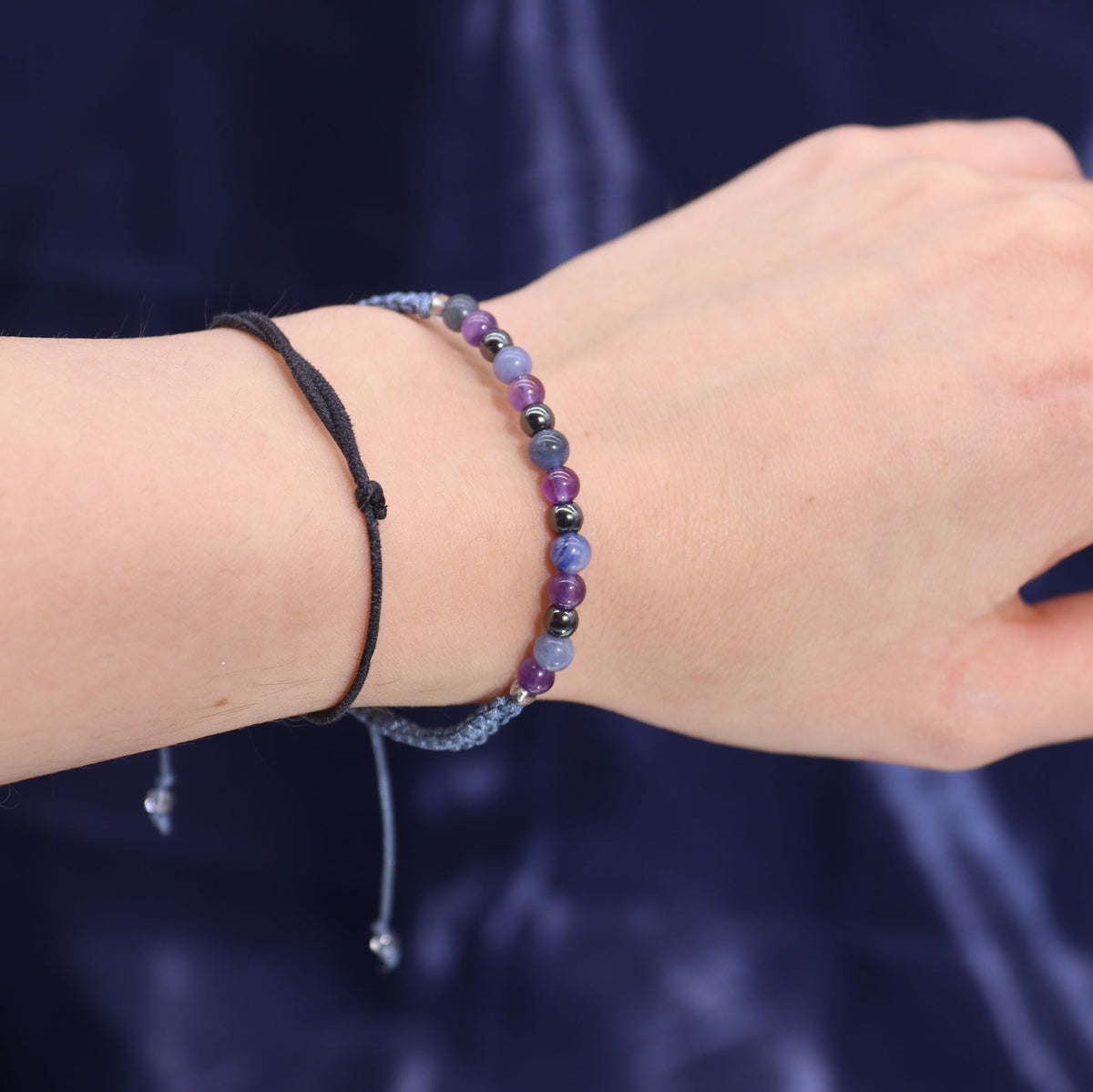 Bougie Cristal Sagittaire avec Bracelet en Pierres