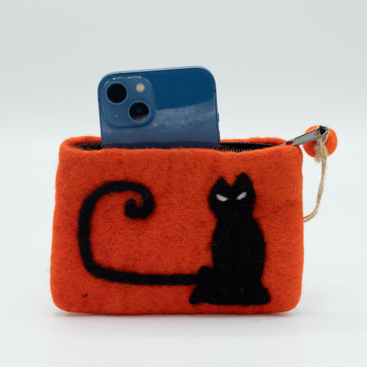 Les Trois Chats de Salem — Lot de 3 pochettes zippées en feutre 🐈‍⬛