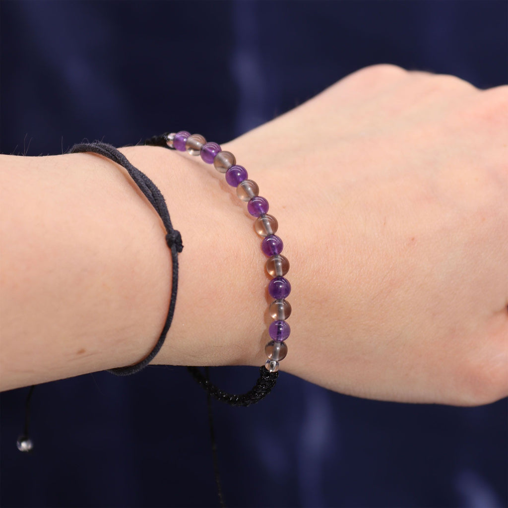 Bougie Cristal Capricorne avec Bracelet en Pierres