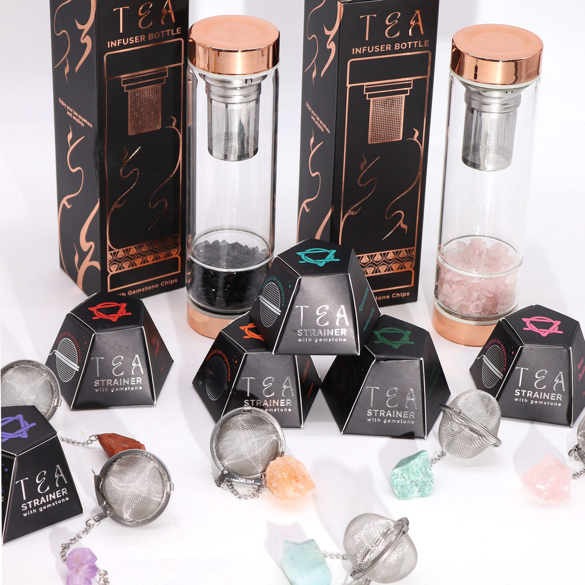 Infuseur d’Améthyste – Filtre à Thé en Cristal Brut