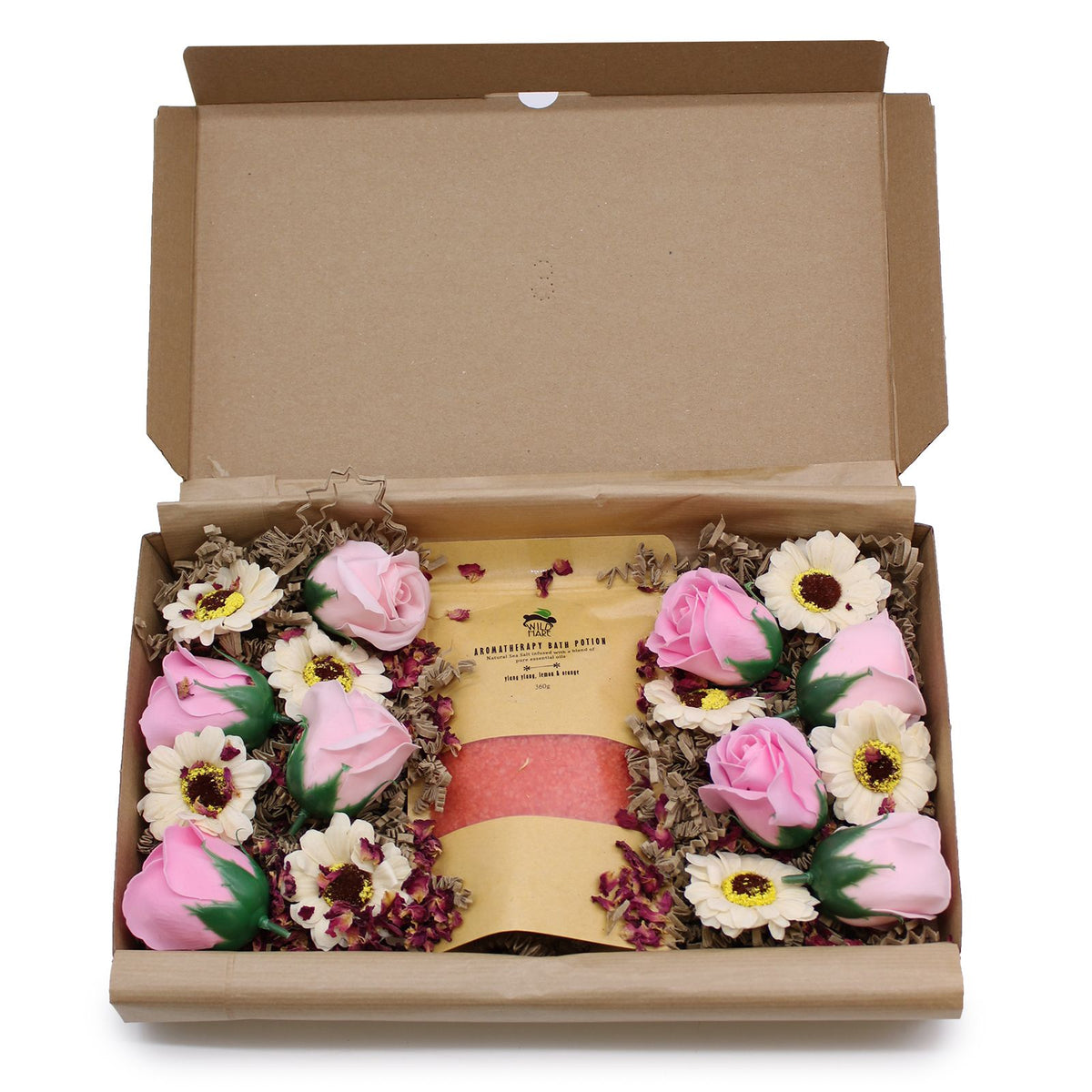 Rituel Passion – Coffret Sels de Bain & Fleurs de Savon 🌹🖤