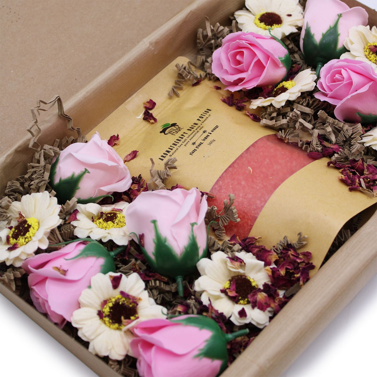 Rituel Passion – Coffret Sels de Bain & Fleurs de Savon 🌹🖤