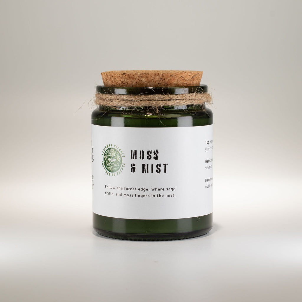 Bougie Greenman – Mousse & Brume 🌿🕯️