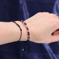 Bougie Cristal Vierge avec Bracelet en Pierres