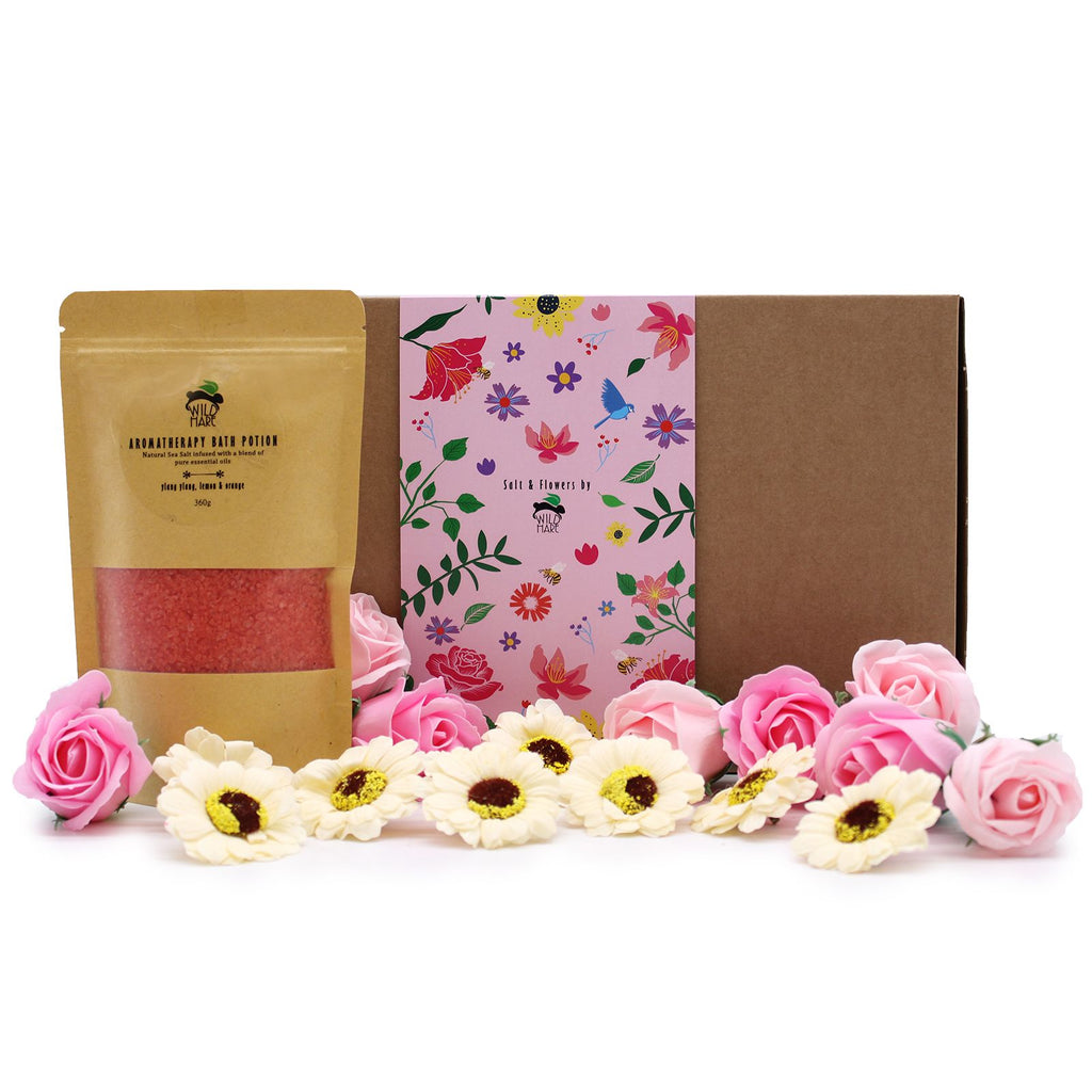 Rituel Passion – Coffret Sels de Bain & Fleurs de Savon 🌹🖤
