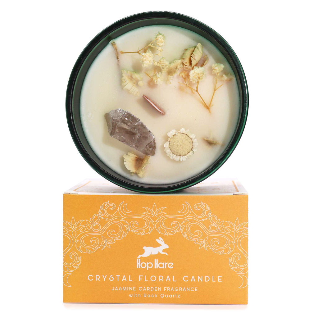 Bougie Mystique Le Lion – Jasmin & Cristal de Roche