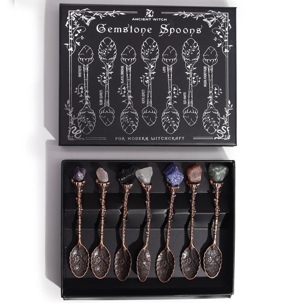 Les 7 Cuillères de la Sorcière – Cristaux & Bronze
