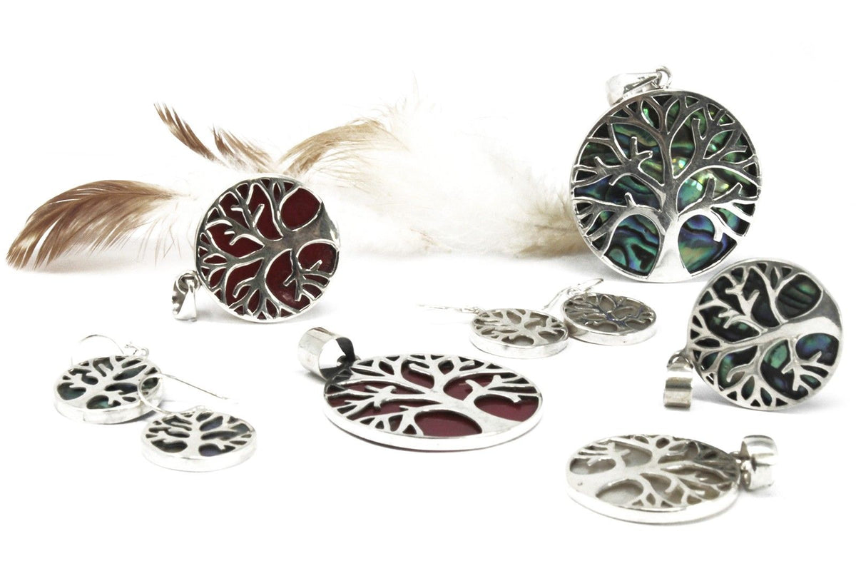 Arbre de Lune – Pendentif Arbre de Vie en Nacre 🌙🌳