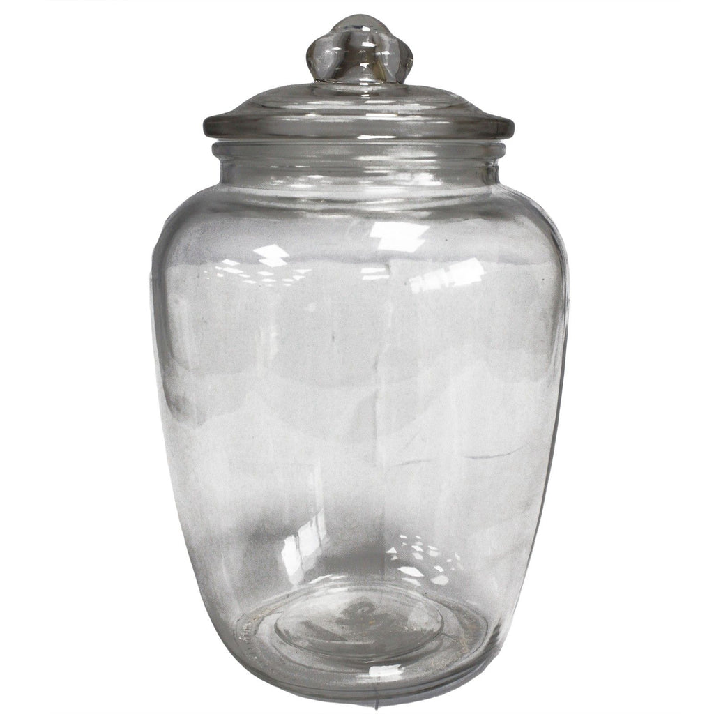 Grand Bocal d’Apothicaire en Verre – 15 × 24,5 cm