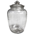 Grand Bocal d’Apothicaire en Verre – 15 × 24,5 cm
