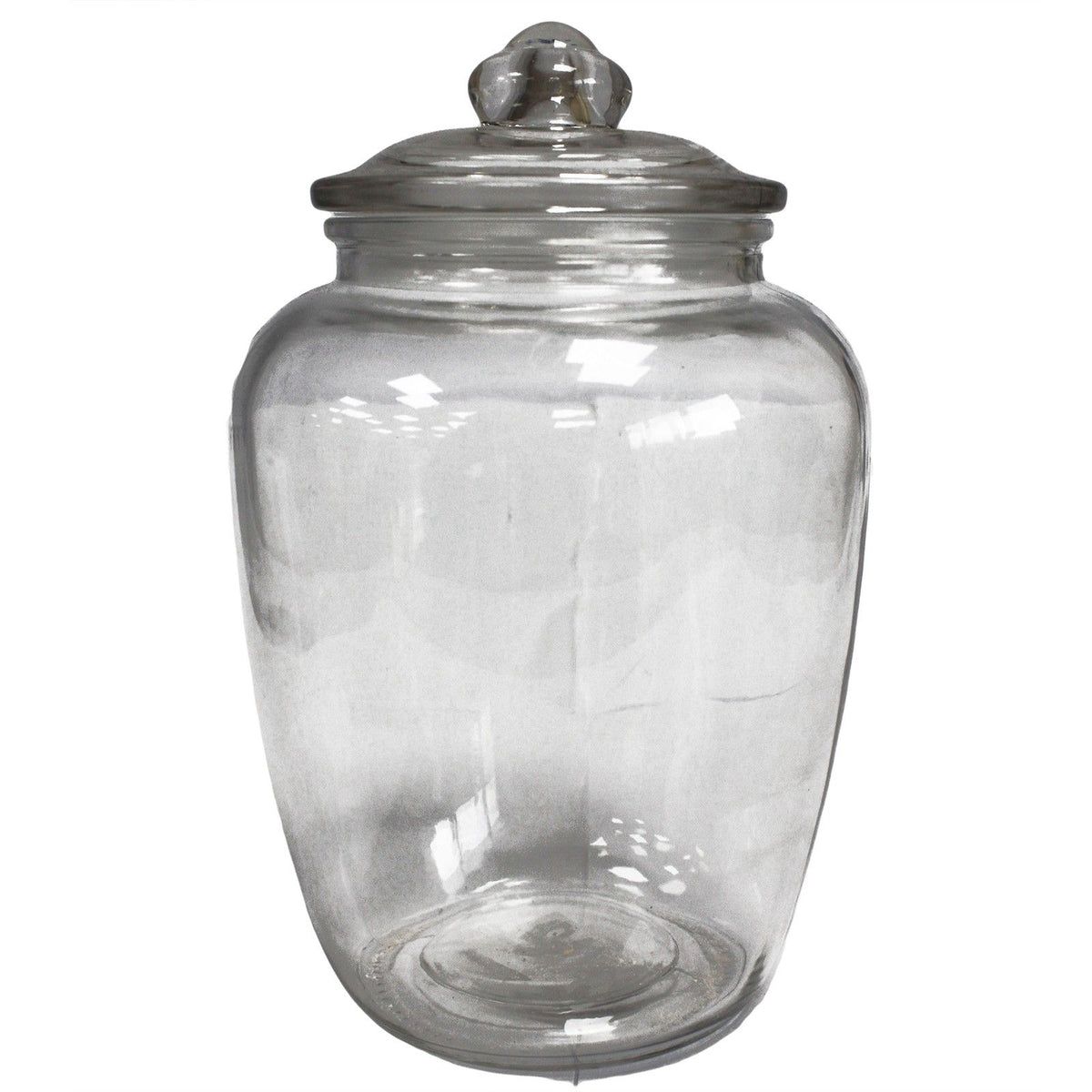 Grand Bocal d’Apothicaire en Verre – 15 × 24,5 cm