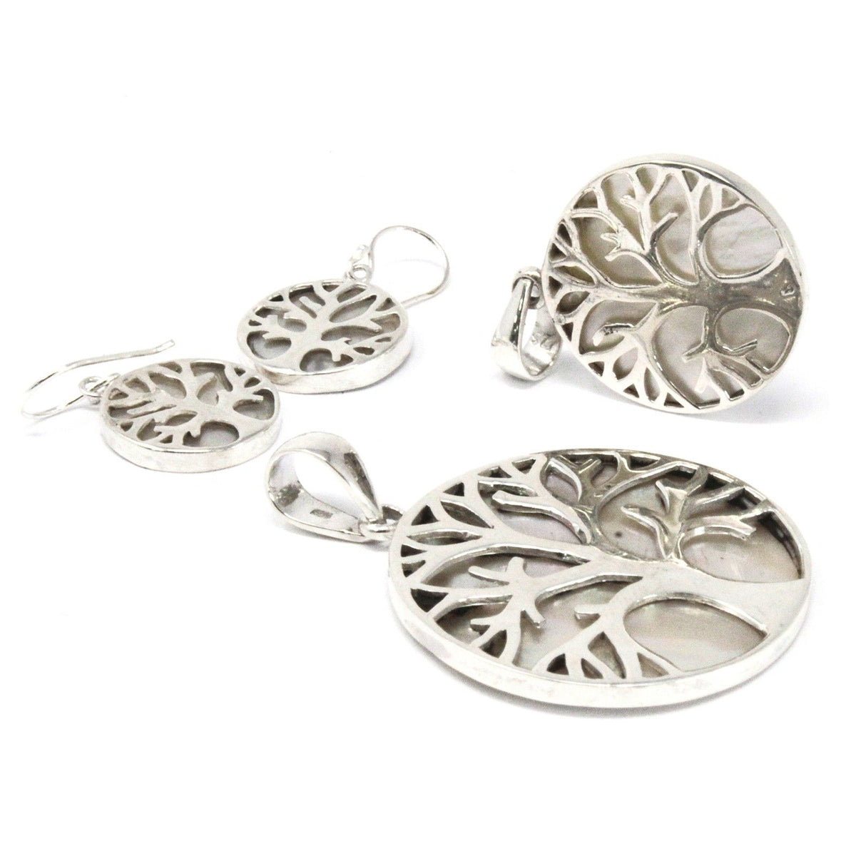 Arbre de Lune – Pendentif Arbre de Vie en Nacre 🌙🌳