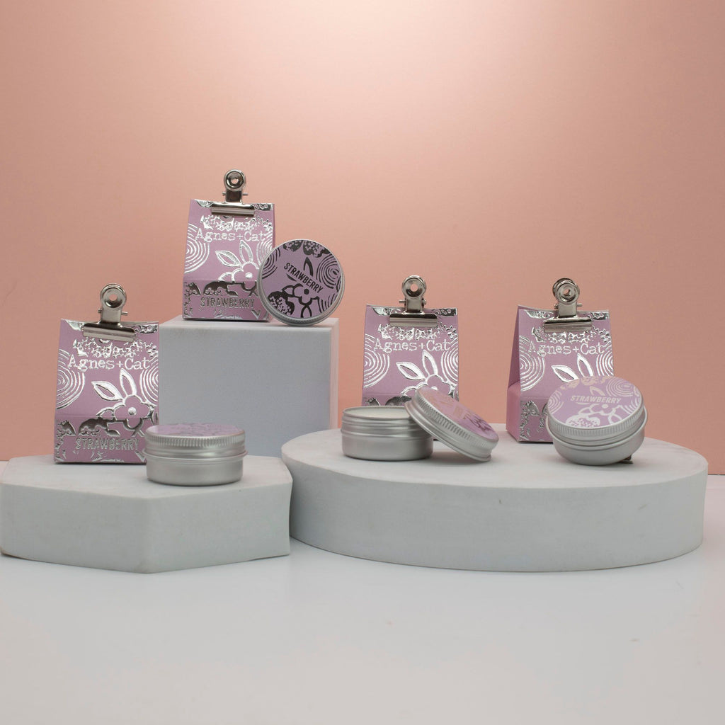 Baume à Lèvres Fraise – Soin Vegan Nourrissant