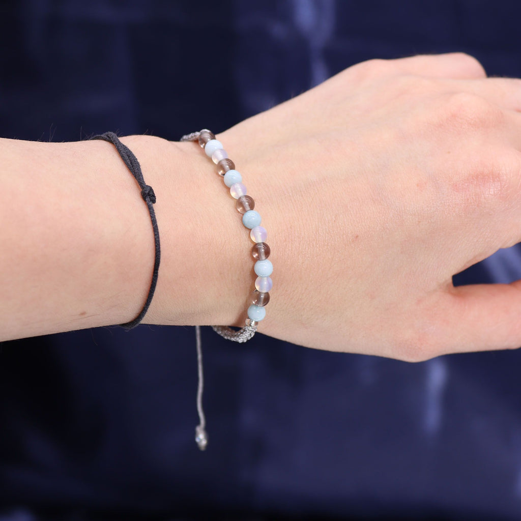Bougie Astrologique Cancer avec Bracelet en Pierres ♋🕯️