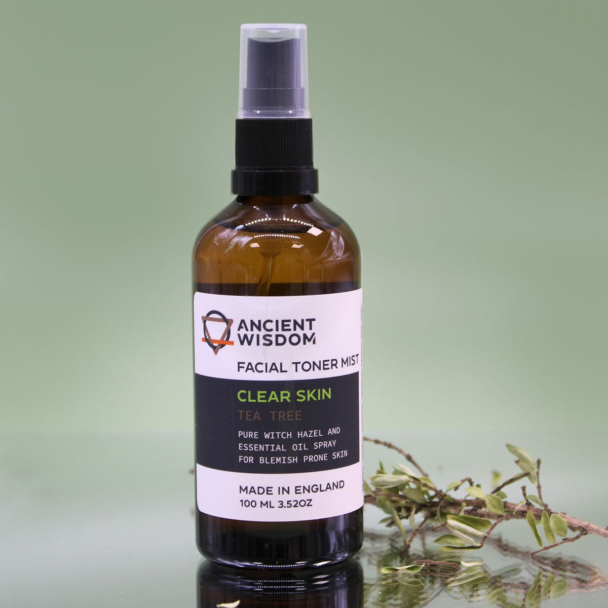 Brume d’Hamamelis & Arbre à Thé – Tonique Visage 100 ml