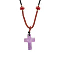 Croix d’Améthyste – Pendentif Talisman 🔮