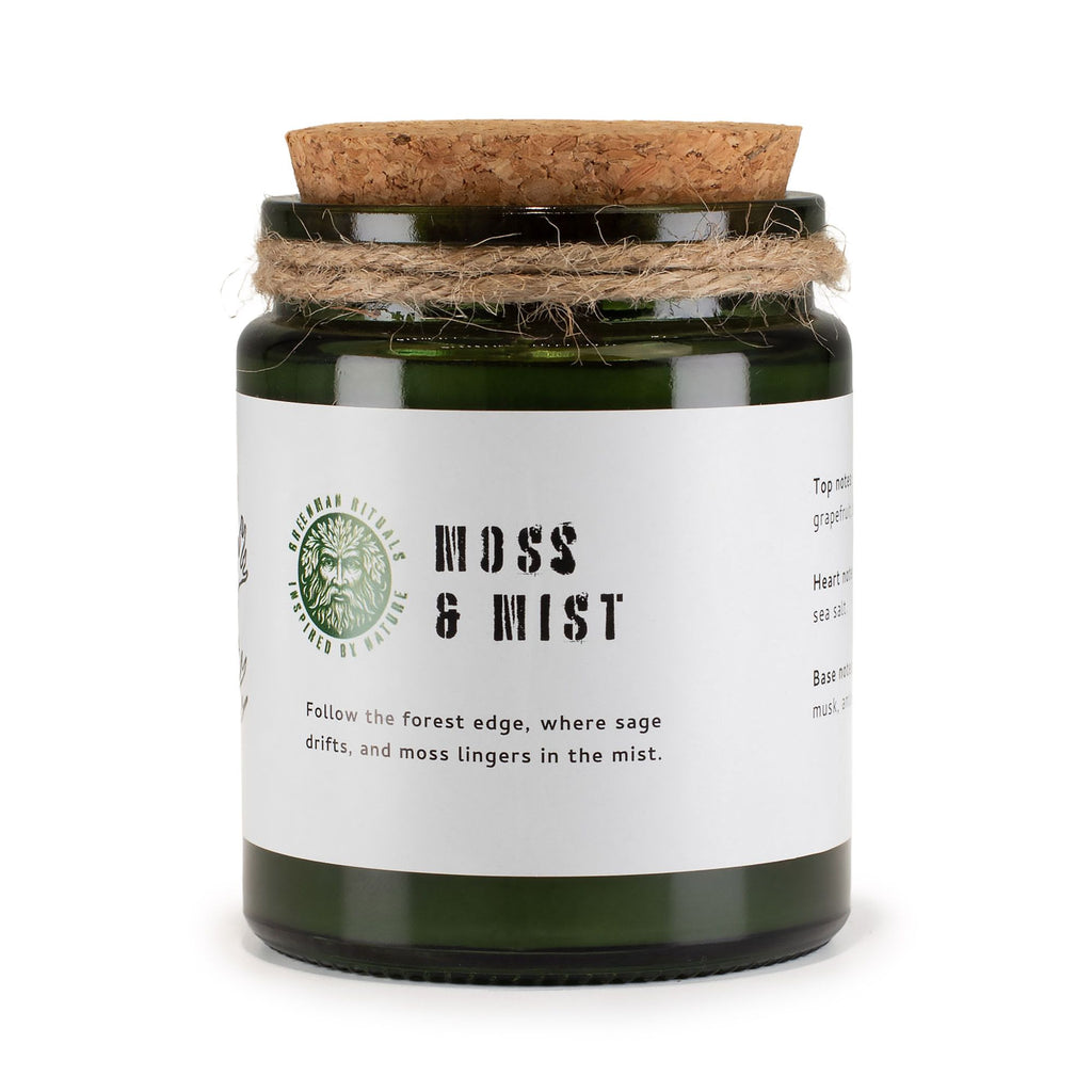 Bougie Greenman – Mousse & Brume 🌿🕯️