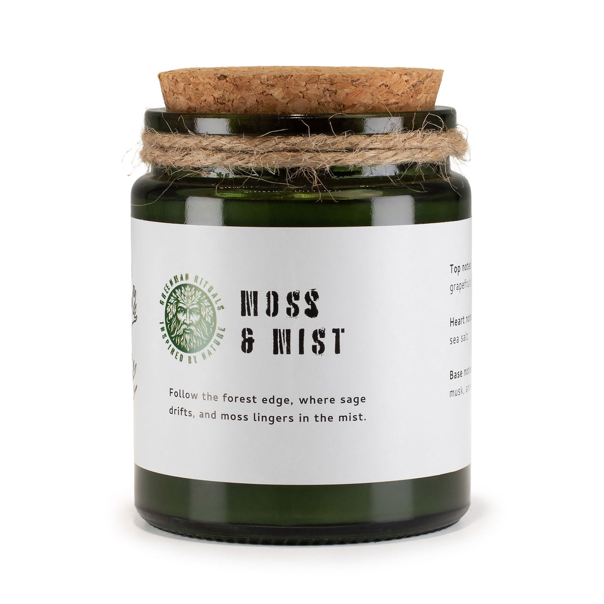Bougie Greenman – Mousse & Brume 🌿🕯️